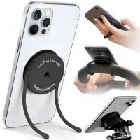 Imstick Black, Magnetic Phone Mount Grip