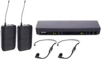 Shure BLX188E/SM35 K3E 606-630 MHz двухканальная радиосистема с головными микрофонами: два SM35,