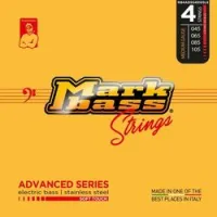 Markbass advanced series mb4adss45105ls  струны для бас-гитары, 45-105, сталь, soft touch