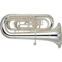 Yamaha PBO YBB-321S  Туба BBb 4/4, студенческая модель, 4х помповая, 433мм. , 18,5-19,5мм. , серебро