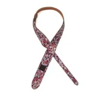 PLANET WAVES 2' Suede with Multi-Color Snakeskin Print ремень замша с рисунком 'кожа змеи' цветной