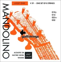 GALLI STRINGS V039 - струны для мандолины, никель, 010-.014-.023w-.032