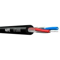 KLOTZ OT2000 Цифровой кабель AES/EBU, 110 Ом, 0,22мм2, гибкий, PVC, вн.диам. 6,5мм, черный, катушка 50 м