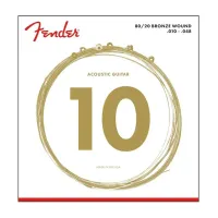 FENDER STRINGS NEW ACOUSTIC 70CL 80/20 BRONZE 11-52, струны для акустической гитары, бронза