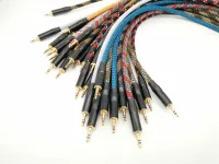 G45-3,5-2RCA-0125-Z Кабель акустический 3.5мм-2хRCA, 1.25м, в оплетке, ZZcable