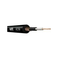 KLOTZ AC104SW Инструментальный кабель 4мм, цвет черный , катушка 100 м