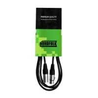 Nordfolk nmc9/5m  кабель микрофонный xlr(f) <=> xlr(m),  6 мм, 5 метров