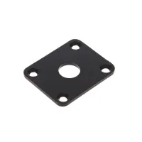 GIBSON PLASTIC JACK PLATE BLACK крышка гнезда подключения электрогитары, пластик, цвет черный