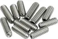 FENDER ORIG.STRAT BRIDGE HEIGHT SCREW набор винтов (12 шт.) для регулировки высоты сёдел бриджа, никель