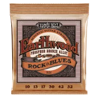 P02151 EARTHWOOD Комплект струн для акустической гитары, фосфорная бронза, 10-52, Ernie Ball