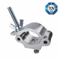 KCP-851, хомут MIGHTY COUPLER FOR TUBE DIA. 60MM, для труб D 48-60 мм, нагрузка 280 кг, цвет серебристый, KUPO -