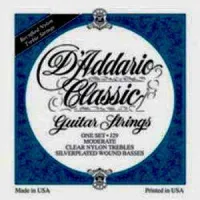 D'Addario J29 - струны для классич. гитары, серебро (Silver), Moderate Tension
