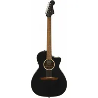 FENDER Newporter Special MBK w/bag - Гитара электроакустическая шестиструнная
