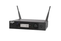 SHURE GLXD4RE Z2 Цифровой рековый приёмник 2404-2478 МГц, 1 аналоговый выход XLR, 1 аналоговый выход 6.3 мм, 2 РЧ-входа RSMA, встроенный порт для заря