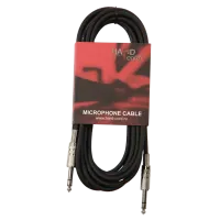 HardCord JJC-50 микрофонный кабель Stereo Jack 6,3mm-Stereo Jack 6,3mm, 5m