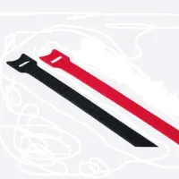 CT30 Black Стяжка для кабеля, в виде текстильное ленты "липучки". длинна 30 см. цвет: черный.