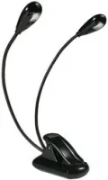 K&M 85640-000-55 sale  подсветка для пюпитра mighty bright - double flex, 2 led, чёрная