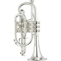Yamaha PBO YCR-8335GS  Корнет Bb проф. , Серия Neo, раструб томпак 125.5мм, менз. 11.9мм, посеребрённы