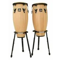 LP LPA646B-AW Aspire Wood Congas Set w/Basket Stands Natural комплект конга 28"Х10" & 11", 2 стойки