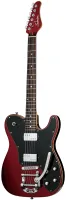 SCHECTER PT Fastback II B MRED - 6 струнная электрогитара, 22 лада, корпус: ольха, гриф: клён, на болтах, накладка: палисандр, звукосниматель: HH, Schecter Diamond SuperRock Custom Alnico, регулировки: 2 громкости, 2 тона (push-pull), 3х позиционный перек