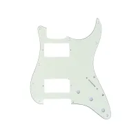 MX1379IV Защитная накладка электрогитары Fender Stratocaster HH, 3 слоя, слоновая кость, Musiclily