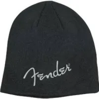 FENDER® LOGO BEANIE, шапка с логотипом Fender, цвет черный