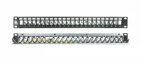 Адаптер 1U для 19'' стойки  Kramer Electronics [PATCH-PANEL-24] для 24 разъемов экранированной витой пары