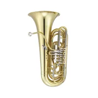 Jupiter JTU1140 Туба BBb, 3/4, мензура 16,8, раструб 366 мм, 4-х вентильная, лакированная, кейс с колесиками JKC-TU82UB