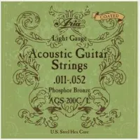 ARIA AGS-200CL - струны для акустической гитары,Light.Толщина - .011 - .052