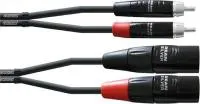 Cordial CIU 6 MC кабель 2xRCA/2xXLR male, 6,0 м, черный