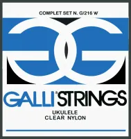 GALLI STRINGS G216W - струны для укулеле, crystal nylon