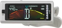 CT20 универсальный тюнер на прищепке, диапазон настройки A0 (27.5 Гц) - C8 (4186 Гц), калибровка 1 Гц (410- 490 Гц), микрофон и пьезодатчик, 79х66х37 мм, вес 49 гр, Samson