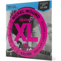 J.D.Addario EXL150 Nickel Wound Regular Light струны для 12-ти струнных электрогитар, диаметр отдельных струн .010, .010, .013, .013, .017, .008, .026, .012, .036, .018, .046, .026