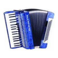 Achat-III-80/34-BL Achat 80 Аккордеон 34/80/III/5/3, синий, с ремнями и чехлом, Weltmeister