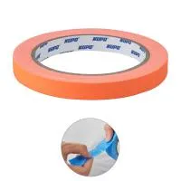 CS-1215OG CLOTH SPIKE TAPE ORANGE 12MM x 15YARDS (14M), скотч тканевый, цвет оранжевый, KUPO -