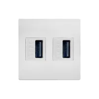 ABL 2T0110UU- Сдвоенный модуль подключения IMP 2xUSB 3.0, белый