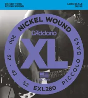 Комплект струн для бас-гитары-пикколо D'Addario EXL280