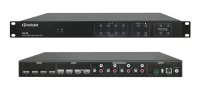 Матричный коммутатор Infobit [iMatrix H44AM] HDMI 4K60, 4х4, 3840x2160/60 Гц; 4 цифровых аудиовыхода SPDIF, 4 аудиовыхода Toslink с поддержкой Audio Matrix/Downscaling/AOC