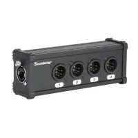 CXA029 DMX КОММУТАЦИОННАЯ КОРОБКА/РАСШИРИТЕЛЬ СИГНАЛОВ DMX 4хXLR(5p)male - RJ-45, Soundking