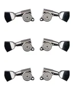 SG381-HAPM-04-C-L3+R3 Колки для гитары 3+3, локовые, хром, Gotoh