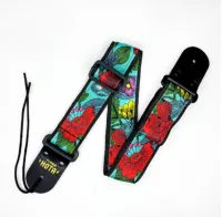 TN5-018-RED Ремень для гитары, двухслойный полиэстер, 1221