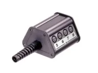 Rean NSB1B-8/0 распред. коробка 8 XLR female входов, трапецевидная конструкция.