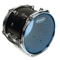 Evans tt14hb  hydraulic blue 14" пластик для том тома двойной синий