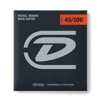 Dunlop dbn45100 nickel wound  струны для бас гитары никель 45-100