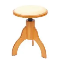 Стул для пианино Palette натуральное дерево, сатинированный, вельвет