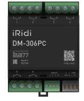 Релейный модуль iRidi [DM-306PC] (6 реле на 16А с двумя контактными группами, 3 дискретных входа)
