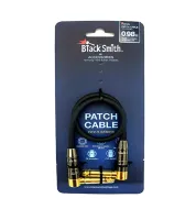 Blacksmith patch cable gold series 0.98ft gspc-30  патч-кабель, 30 см, угл jack + угл jack, позол ко