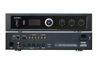 GONSIN TL-ZB4 Центральный блок для конференц-системы с функцией голосования. Подключение до 40 консолей. Подавитель обратной акустической связи. Функция записи. Эквалайзер. RS-232, RS-485. Видеоматрица 4х1+1. 2U/19".