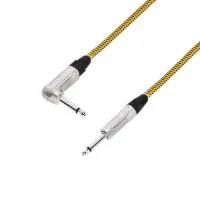 Adam hall k5ipp0450vintage - кабель инструментальный в оплетке, neutrik trs (jack) 6,3 mm mono - trs (jack) 6,3 mm mono, 0.22 мм2, 4.5 м, оранжевый