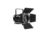 LightCraft Fresnel 300 ZOOM CW/WW - прожектор с линзой френеля. Угол раскрытия луча: 15-50° (Линейный цифровой Zoom). Светодиодный модуль COB 300W WW (CW опционально). Бесшумный вентилятор с жидкостной (трубной) системой охлаждения. Тёплый белый (3200К) и